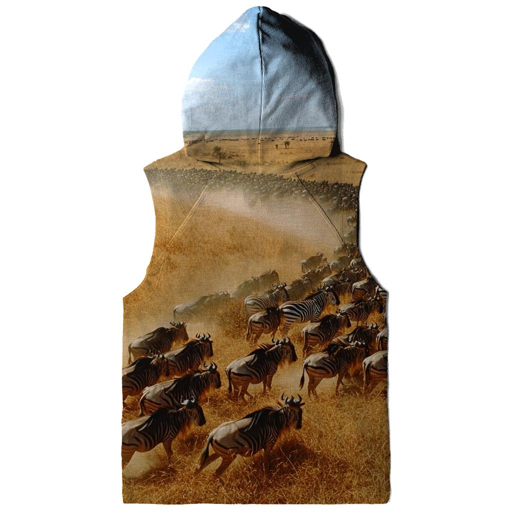 Serengeti National Park Arusha Migration heavyweight hoodies