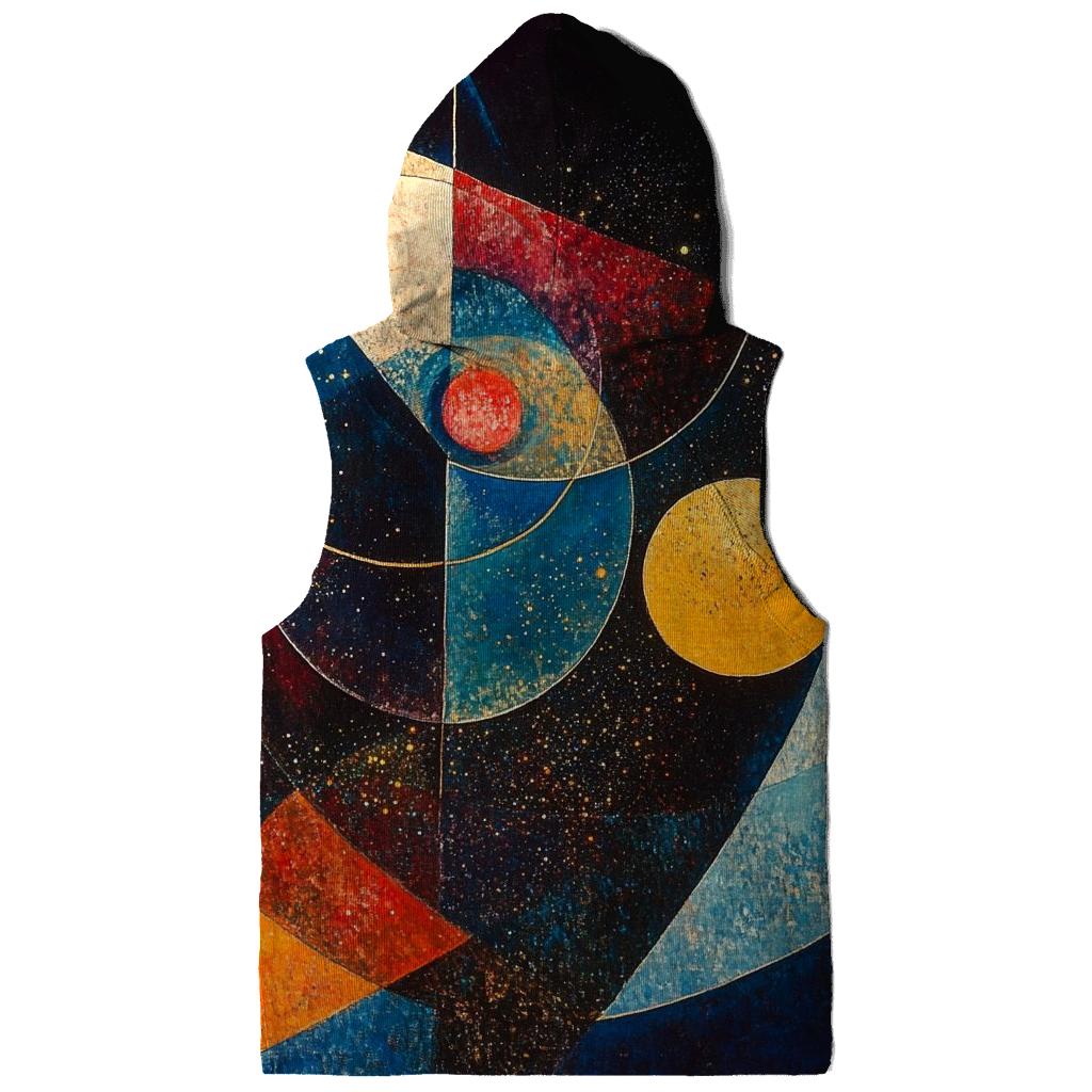 Kandinsky Inspired Galactic Music Patterns lightweight hoodies