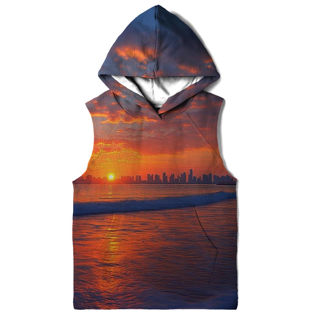 Burj Al Arab Dubai Sunset Coast heavyweight hoodies