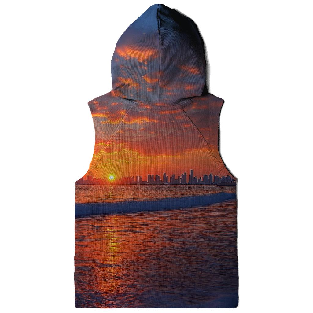 Burj Al Arab Dubai Sunset Coast heavyweight hoodies