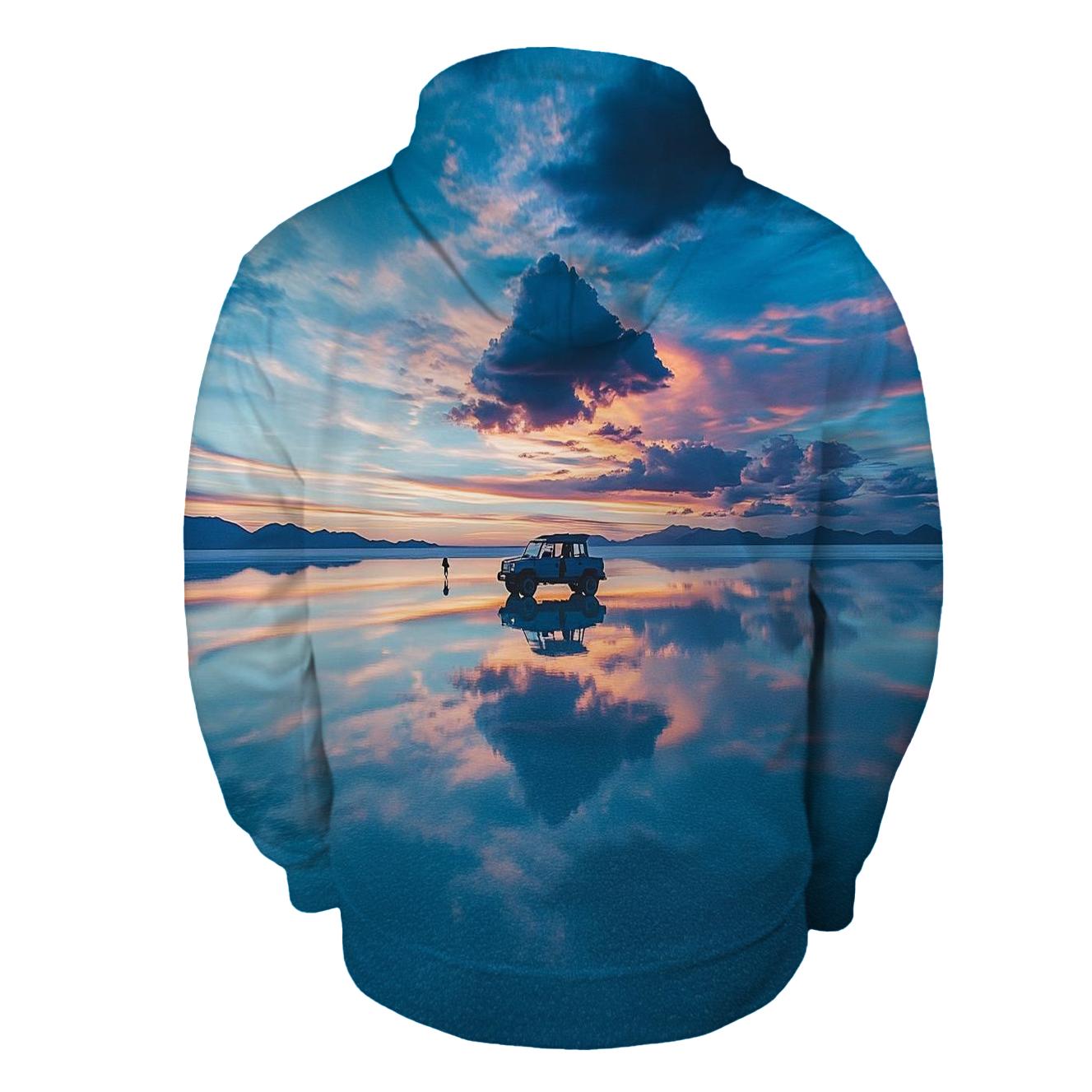Salar De Uyuni Uyuni Mirror Desert printed hoodies