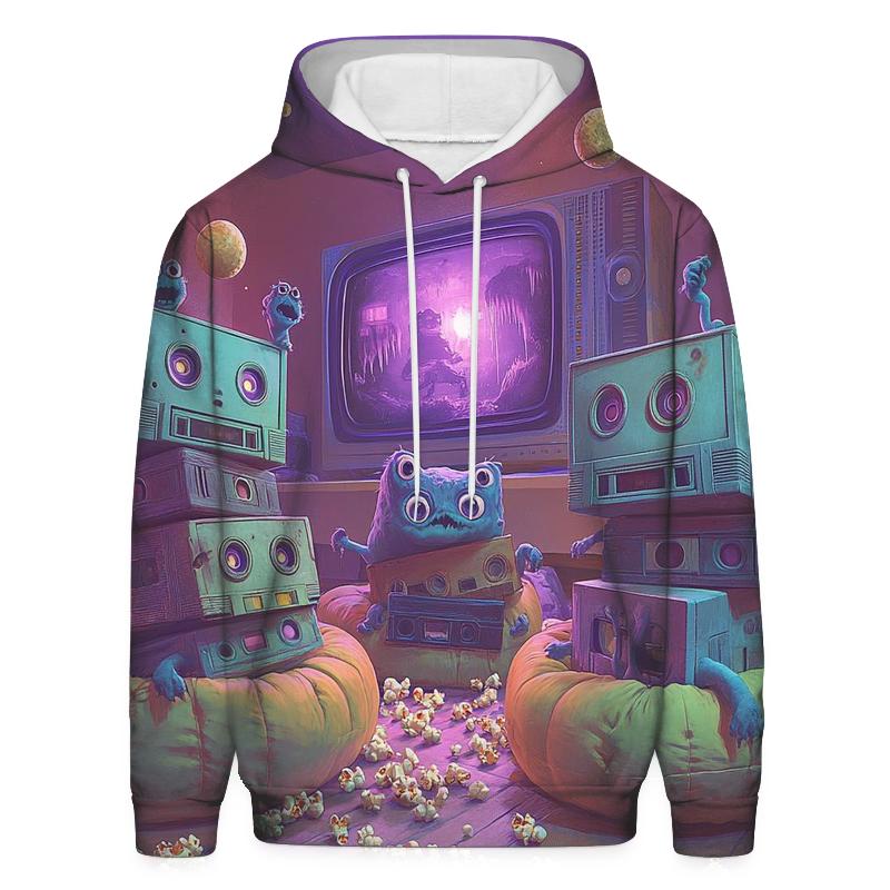 VHS Monster Movie Marathon Mayhem hoodie trends