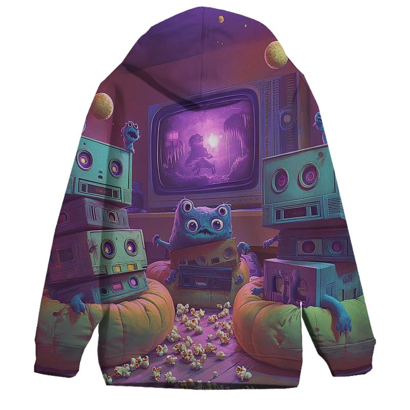VHS Monster Movie Marathon Mayhem hoodie trends
