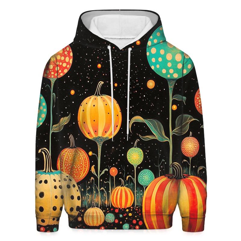 Yayoi Kusama Inspired Planetary Garden Of Dots custom hoodies