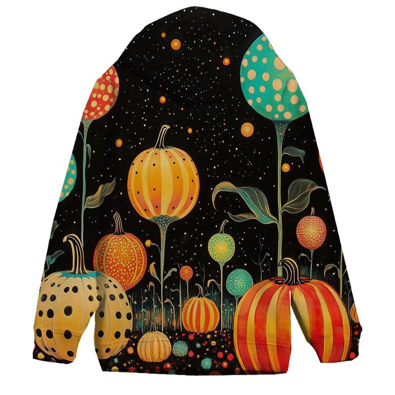 Yayoi Kusama Inspired Planetary Garden Of Dots custom hoodies