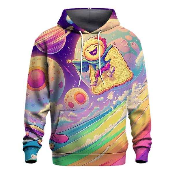 Cosmic Breakfast Cartoon Parade graphic hoodies