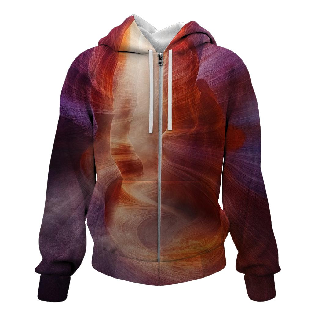 Antelope Canyon Page Light Beams graphic hoodies