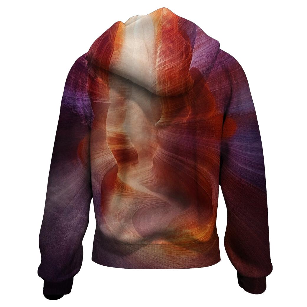 Antelope Canyon Page Light Beams graphic hoodies
