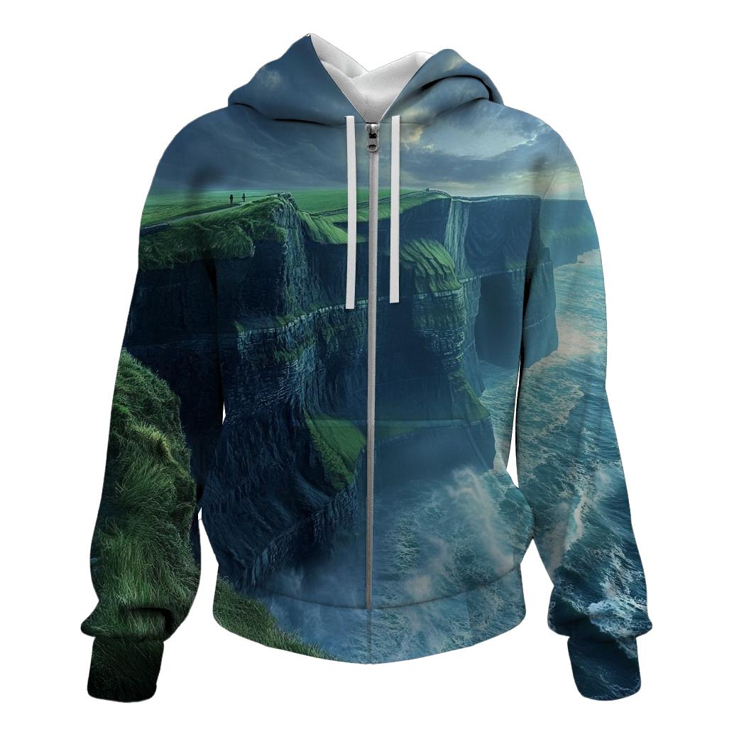 Cliffs Of Moher Liscannor Coastline premium hoodies