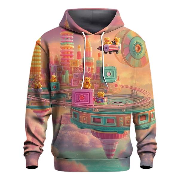 Retro Carnival Cloud City Toons premium hoodies