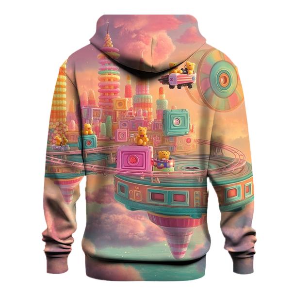 Retro Carnival Cloud City Toons premium hoodies