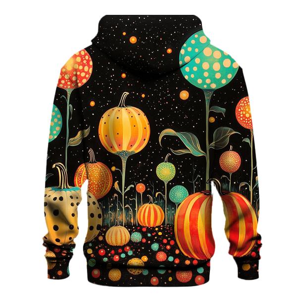 Yayoi Kusama Inspired Planetary Garden Of Dots premium hoodies