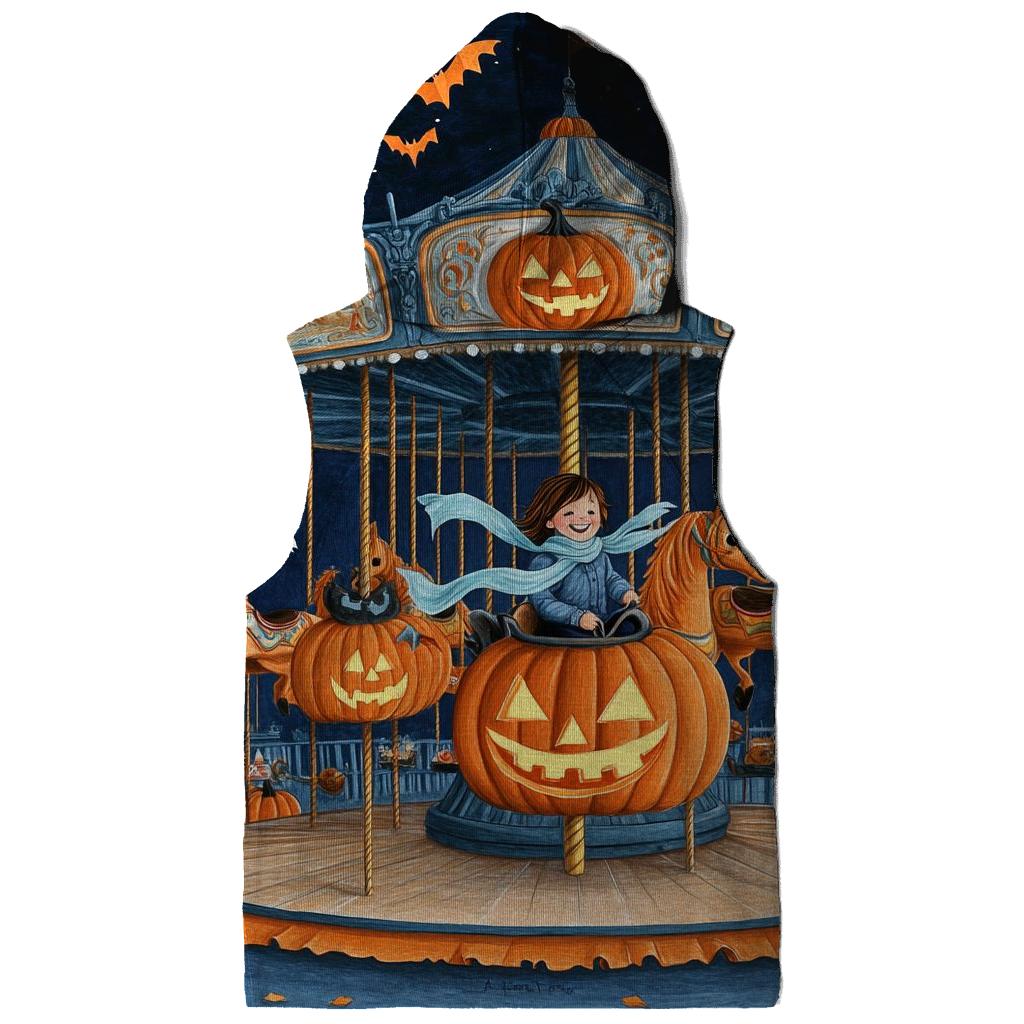 Lantern Carousel In A Spooky Fairground hoodies fashion