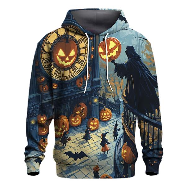 Clocktower Of The Haunted Midnight Masks embroidered hoodies