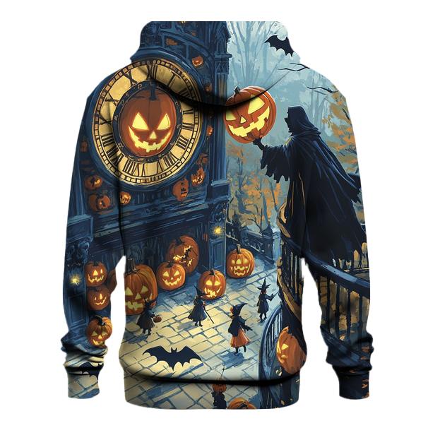 Clocktower Of The Haunted Midnight Masks embroidered hoodies