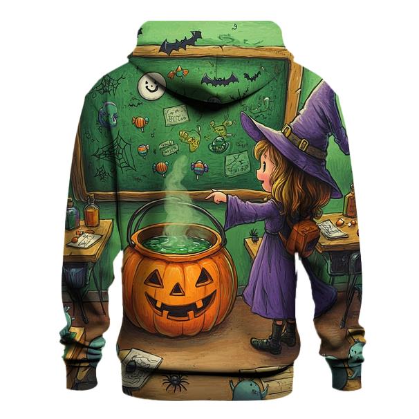 Witch Classroom With Halloween Potions Lesson graphic hoodies