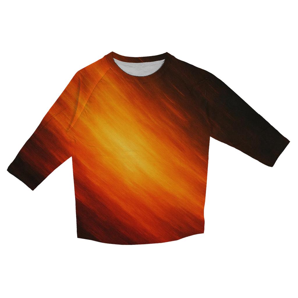 Solar Ember Drift designer 3/4 sleeve blouses
