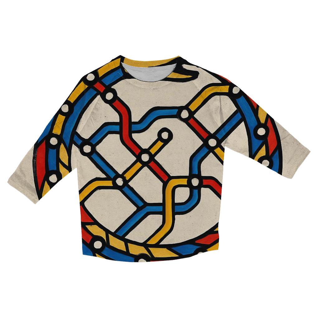 Urban Subway Ouroboros Line custom 3/4 sleeve shirts