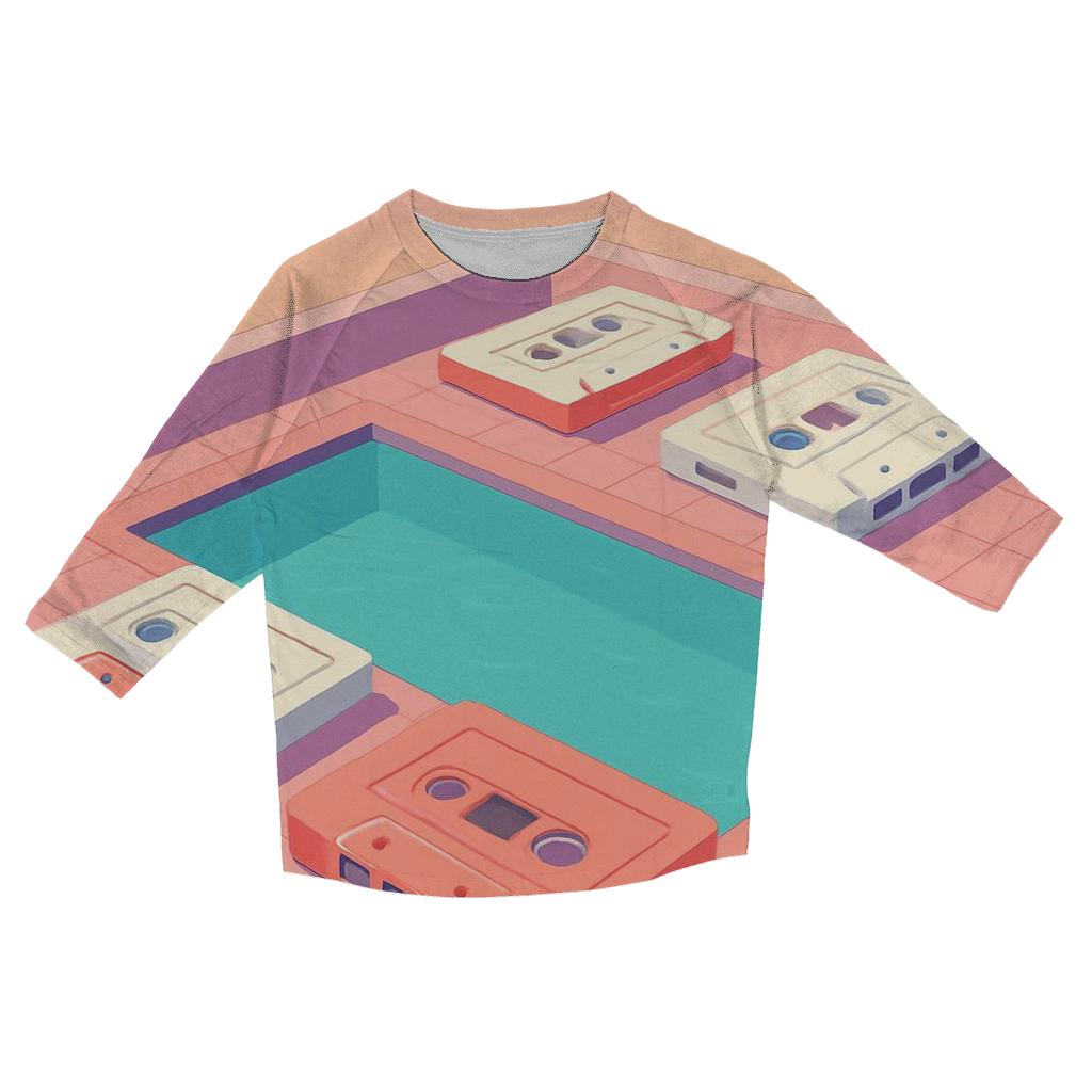 Miami Tape Poolside cotton quarter sleeve shirts