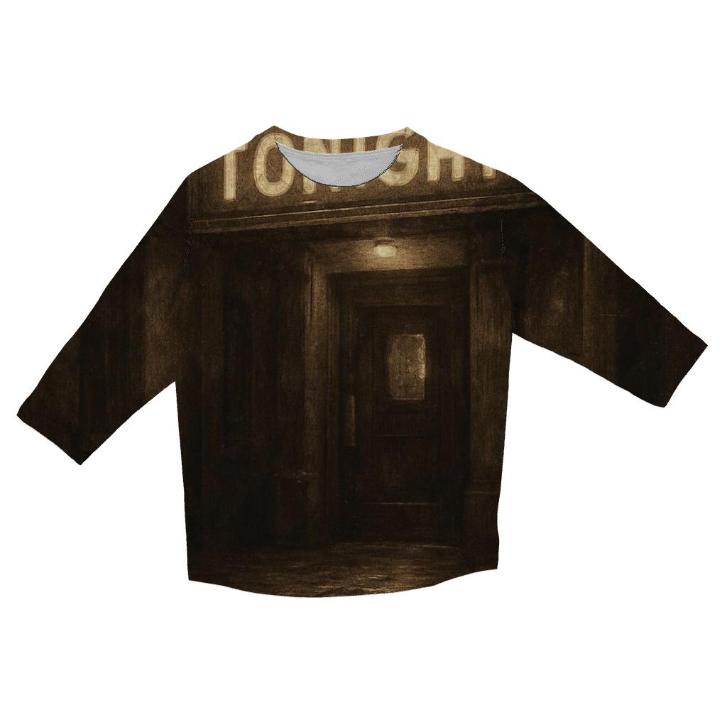 Sepia City Jazz Club Marquee custom 3/4 sleeve shirts
