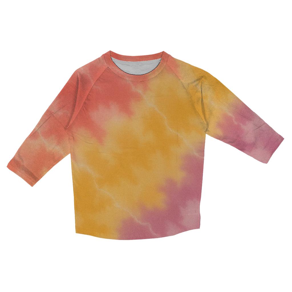 Diagonal Sunset Scrunch Field cotton quarter sleeve shirts