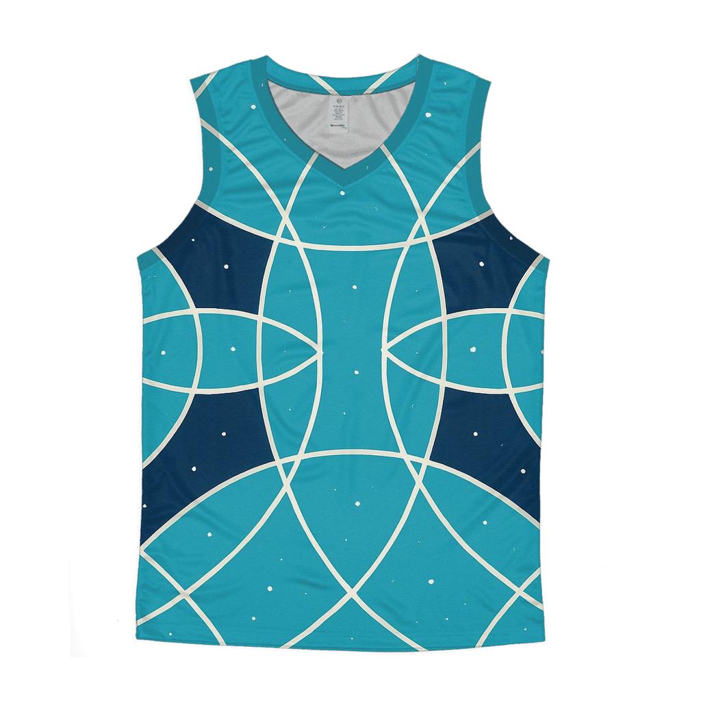 Gravitational Lens Arc Mosaic custom tank tops