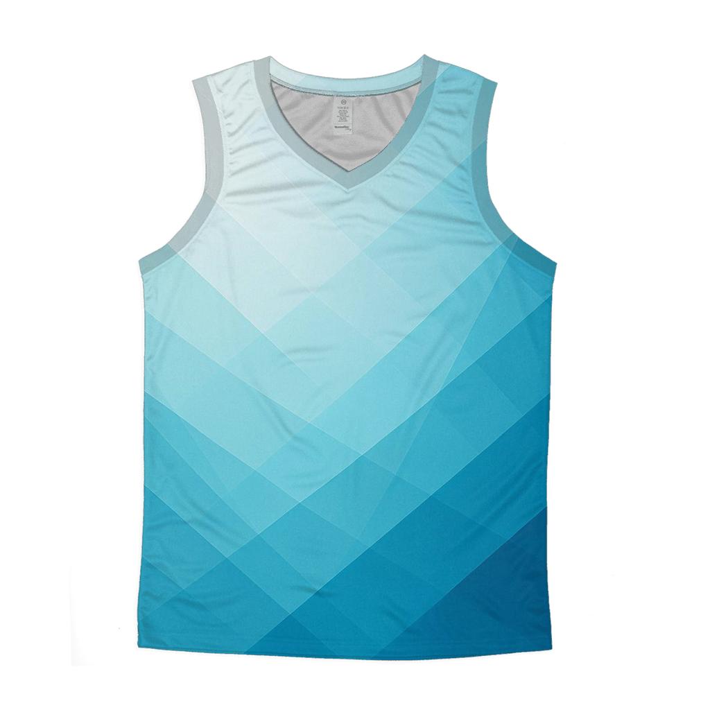 Crystal Glacial Sweep designer workout tanks