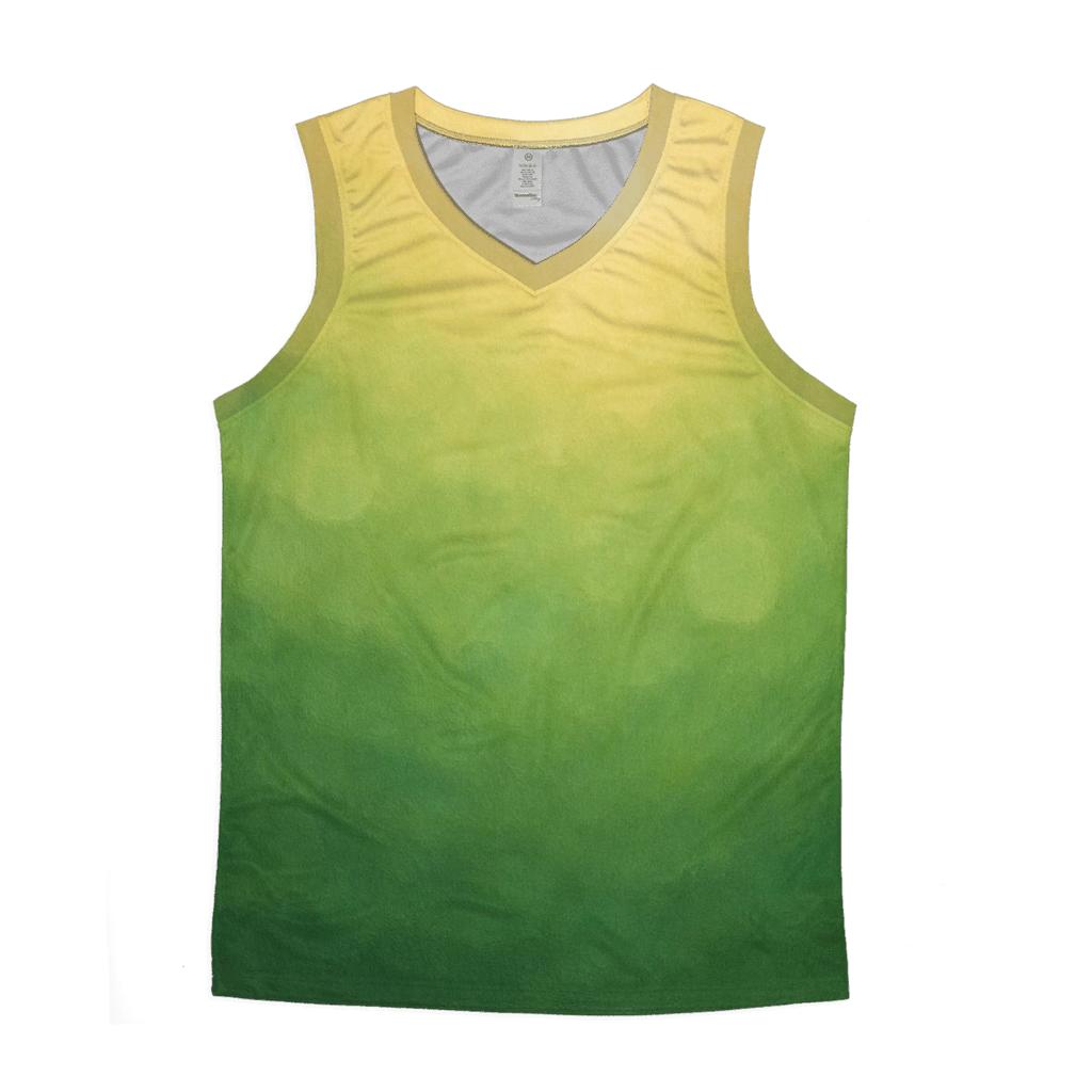 Forest Canopy Glow graphic print tank tops