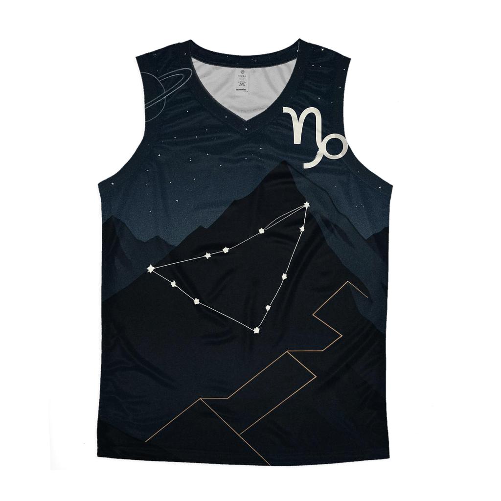 Capricorn Mountain Gate Star Ascent cotton sleeveless tops