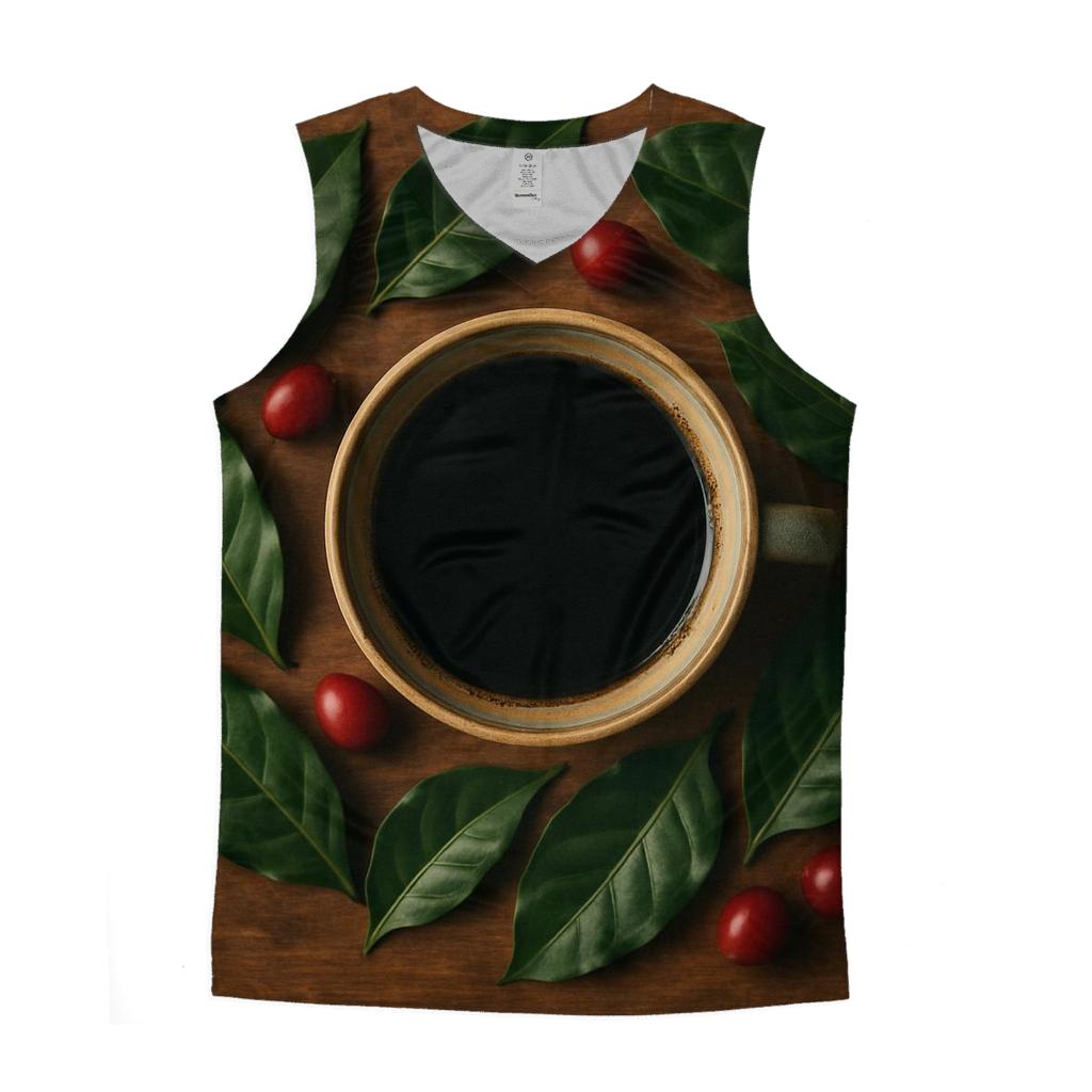 Forest Roast Leaf Cup casual summer tank tops
