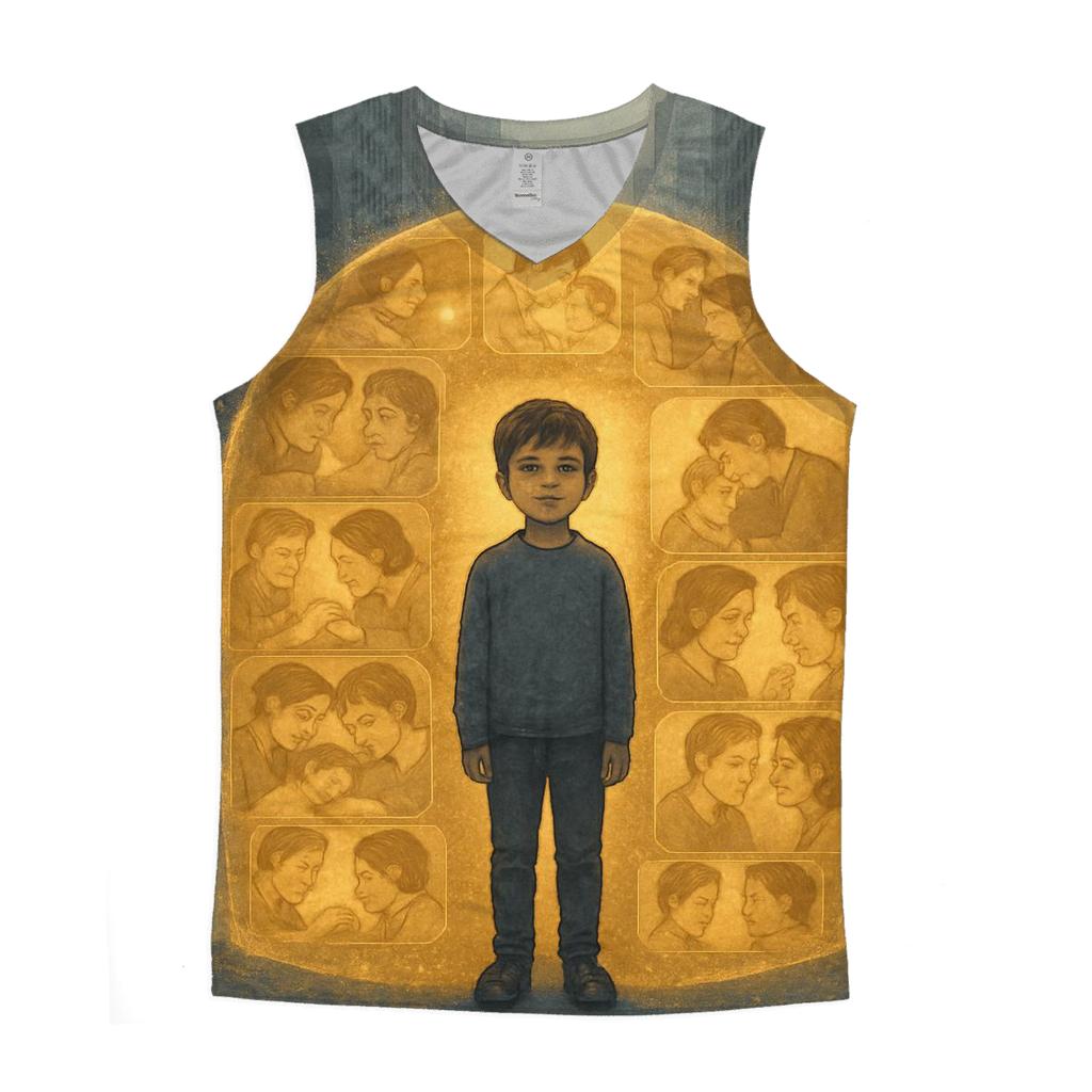 The Shield Woven Of Small Sacrifices graphic print tank tops