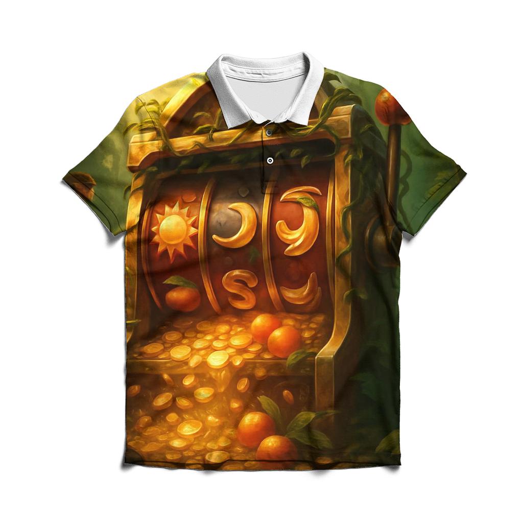 Solar Slot Machine Jungle stylish collar polo tees