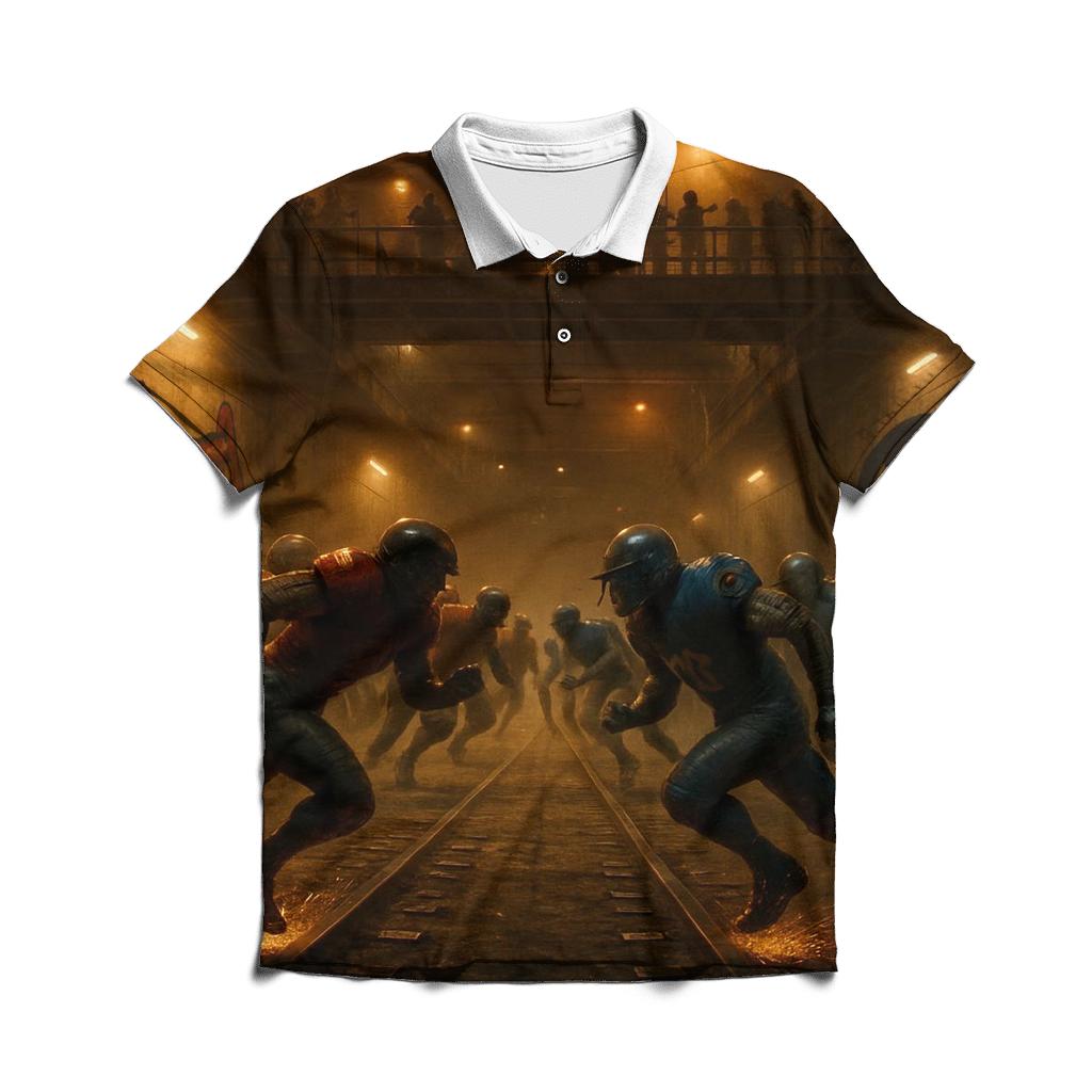 Underground Arena Clash Braves Vs Cubs embroidered polo tops