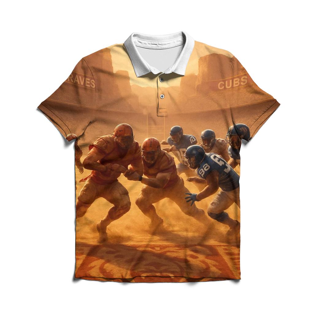 Desert Bowl Duel Braves Sandstorm Vs Cubs Mirage custom polo shirts