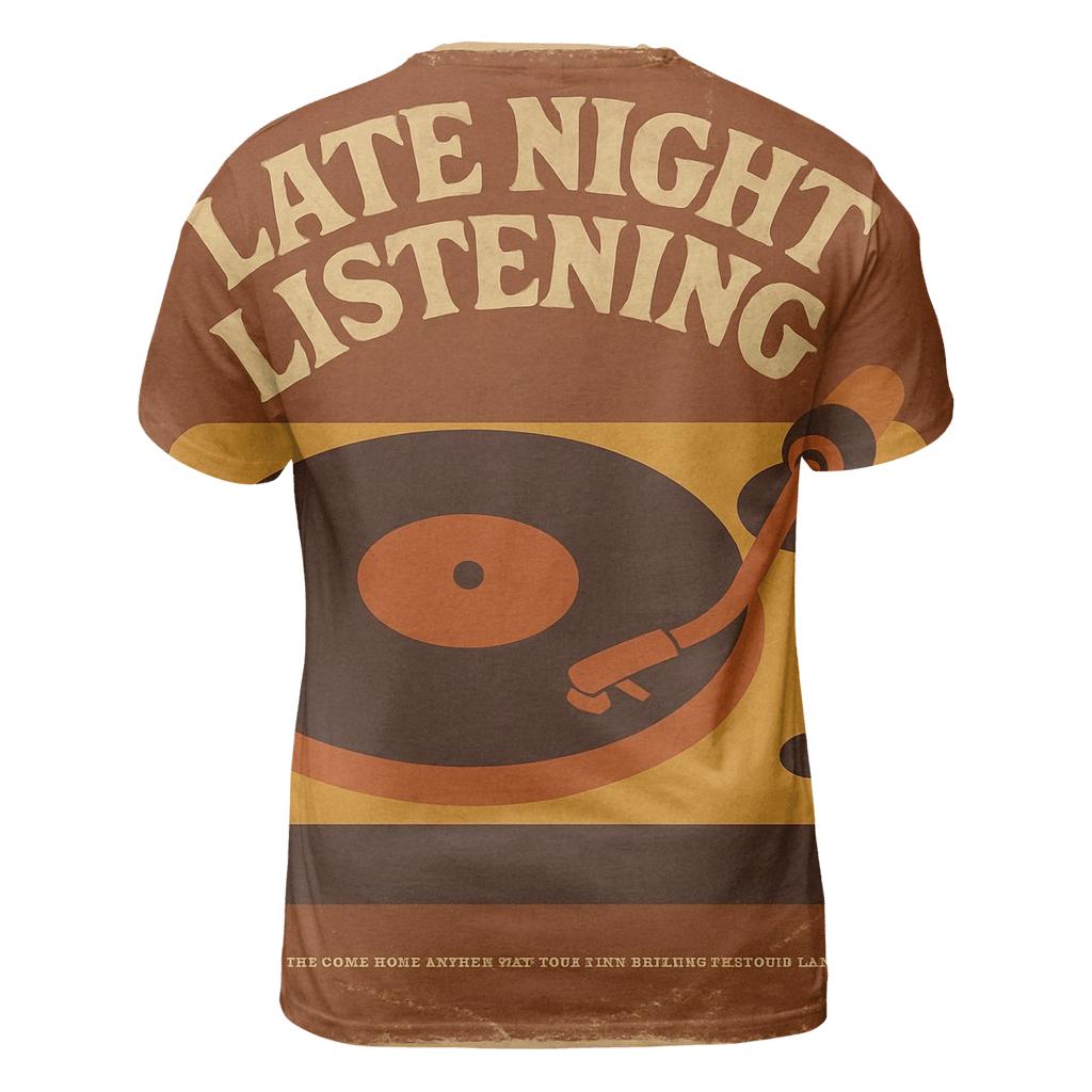 Retro Vinyl Listening Party Cover statement graphic shirts
