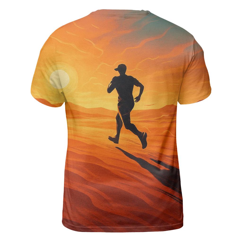 Desert Marathon Mirage creative print fashion shirts