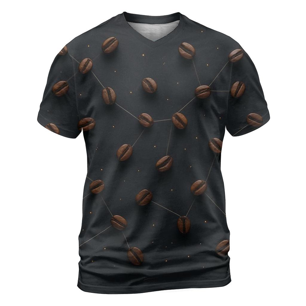 Bean Constellation Grid unique graphic print tees
