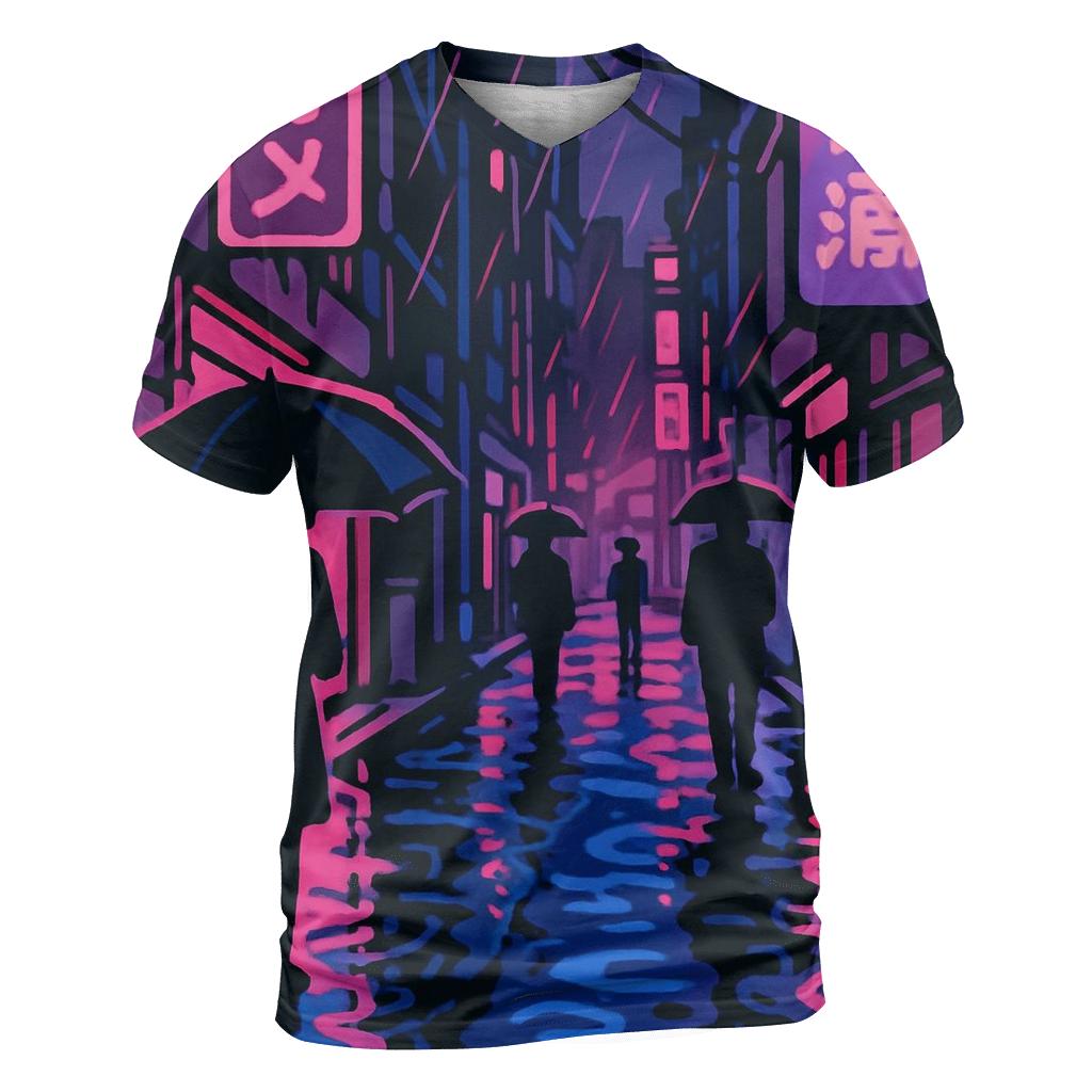 Neon Monsoon Street Scene personalized full print shirts