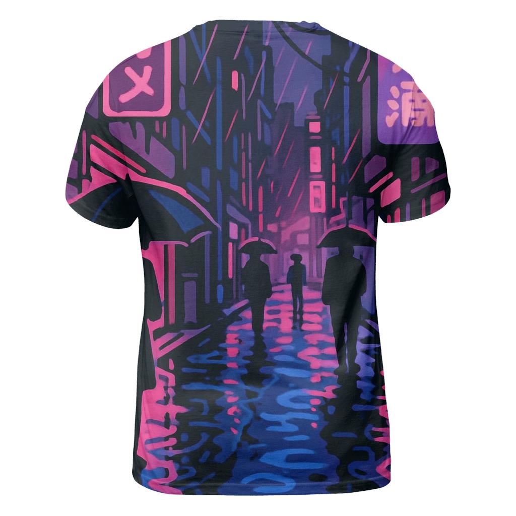 Neon Monsoon Street Scene personalized full print shirts