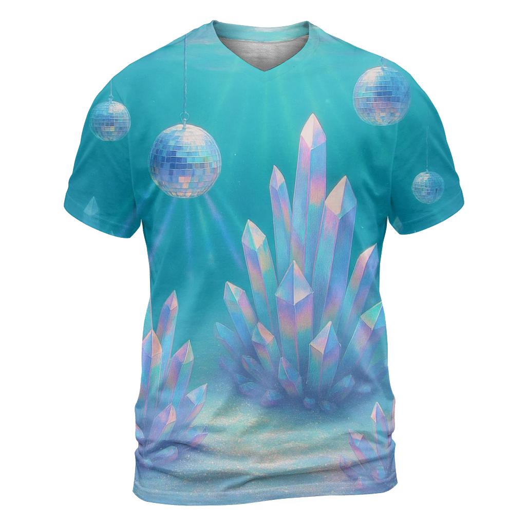 Opalescent Disco Reef statement graphic shirts