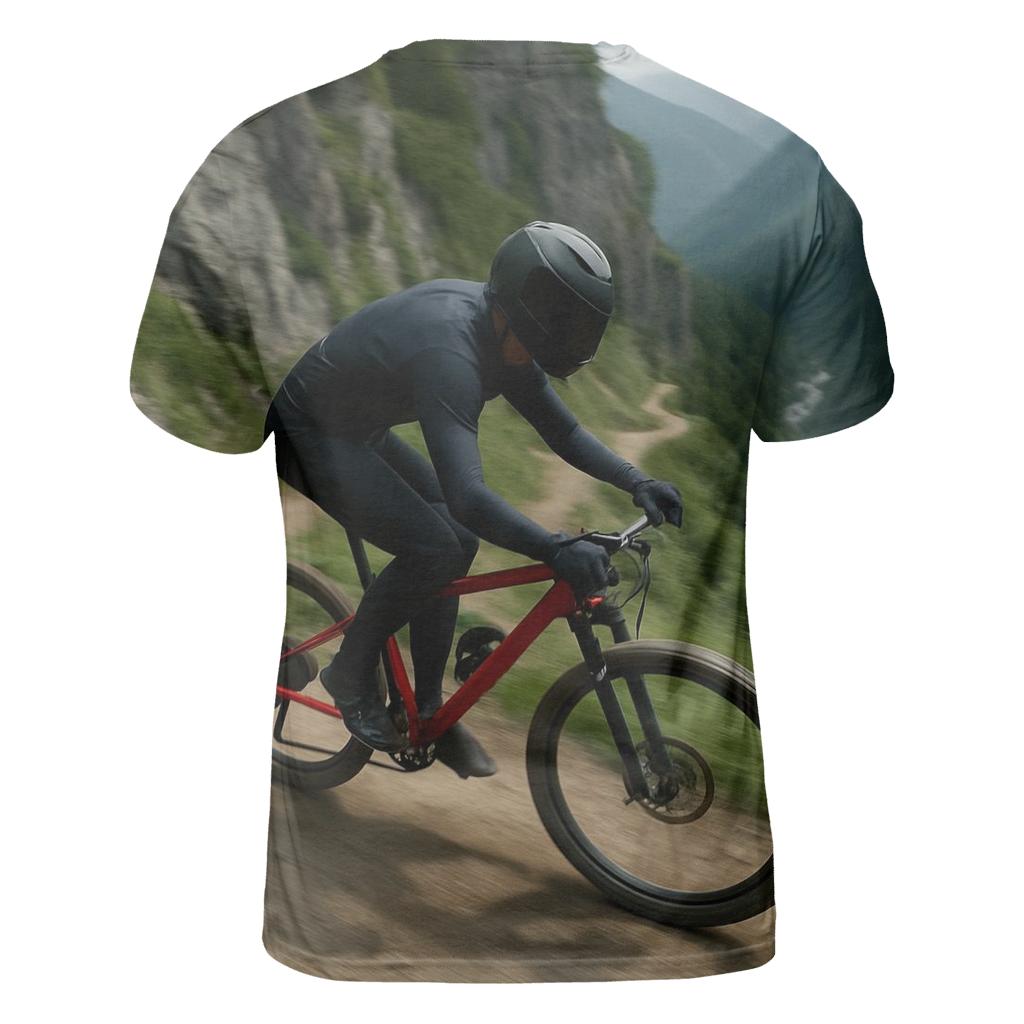 Mountain Trail Cycling Descent custom all-over print shirts