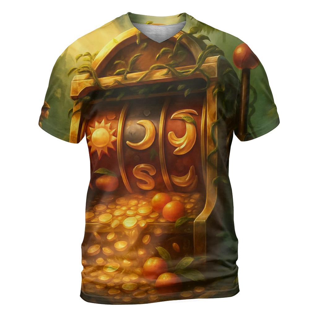 Solar Slot Machine Jungle statement graphic shirts