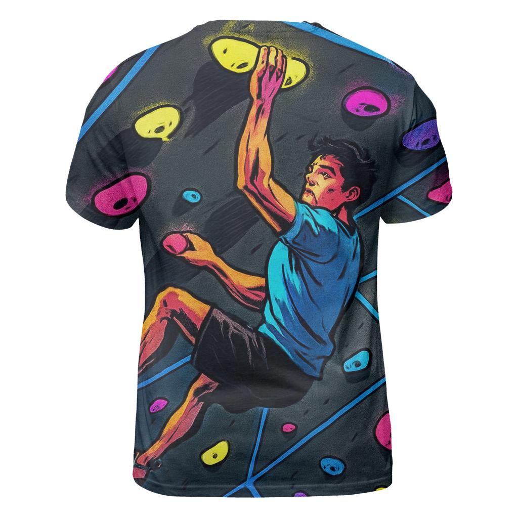 Neon Indoor Climbing Wall personalized full print shirts