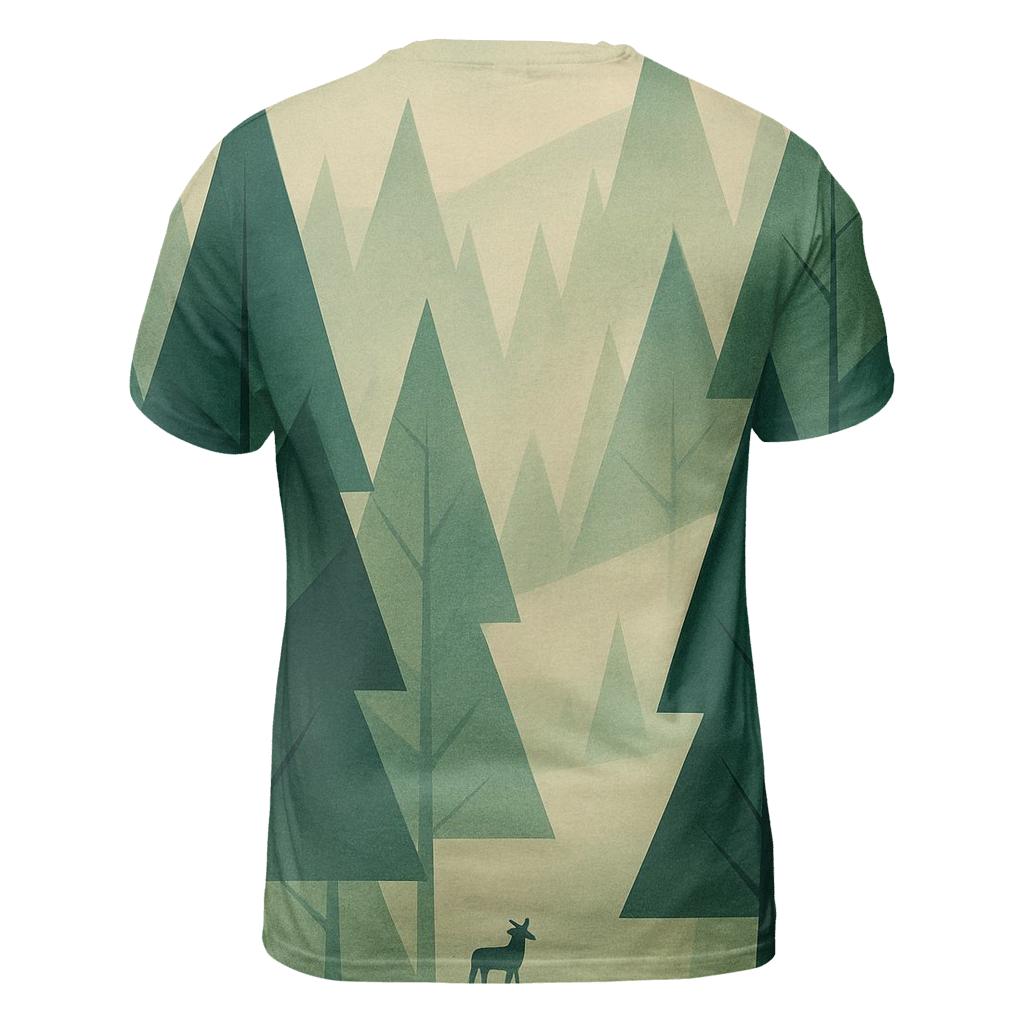 Geometric Forest Echo personalized full print shirts