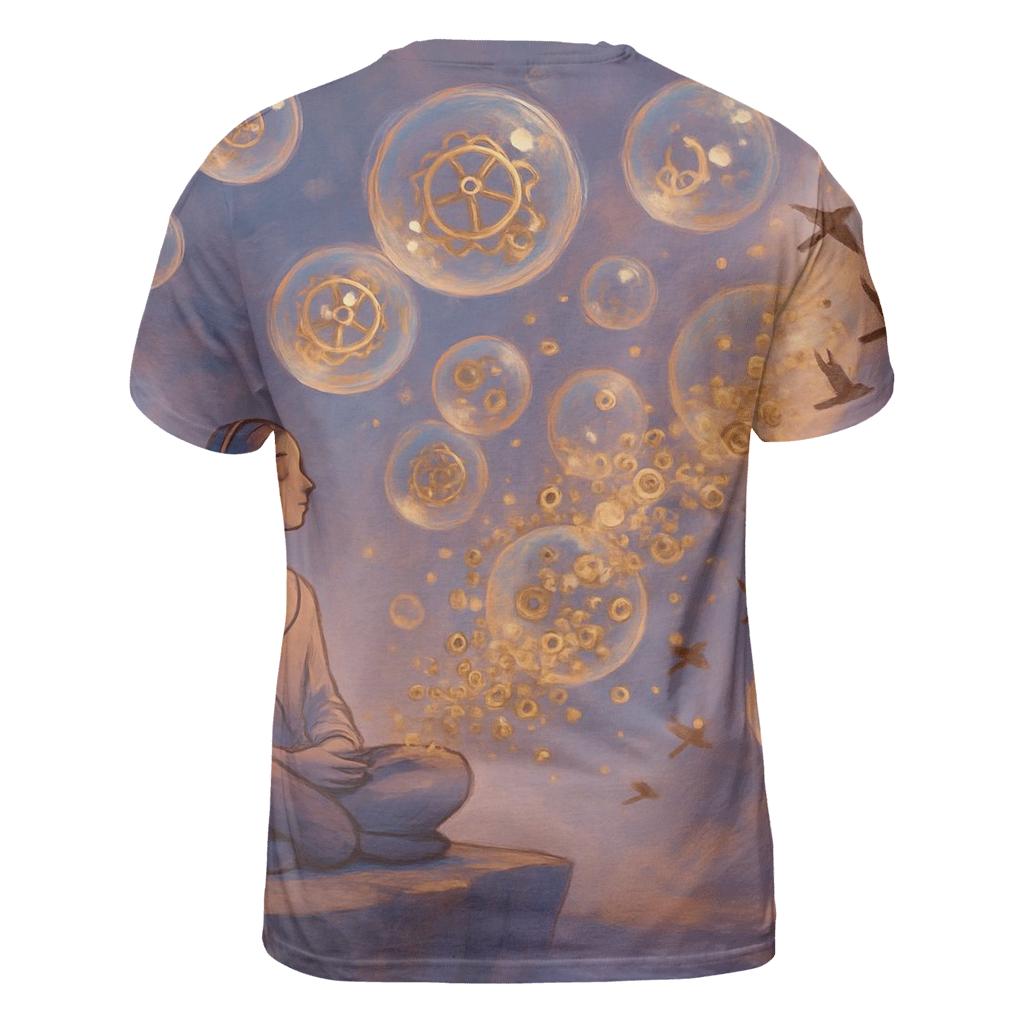 Clockwork Bubble Avalanche unique graphic print tees