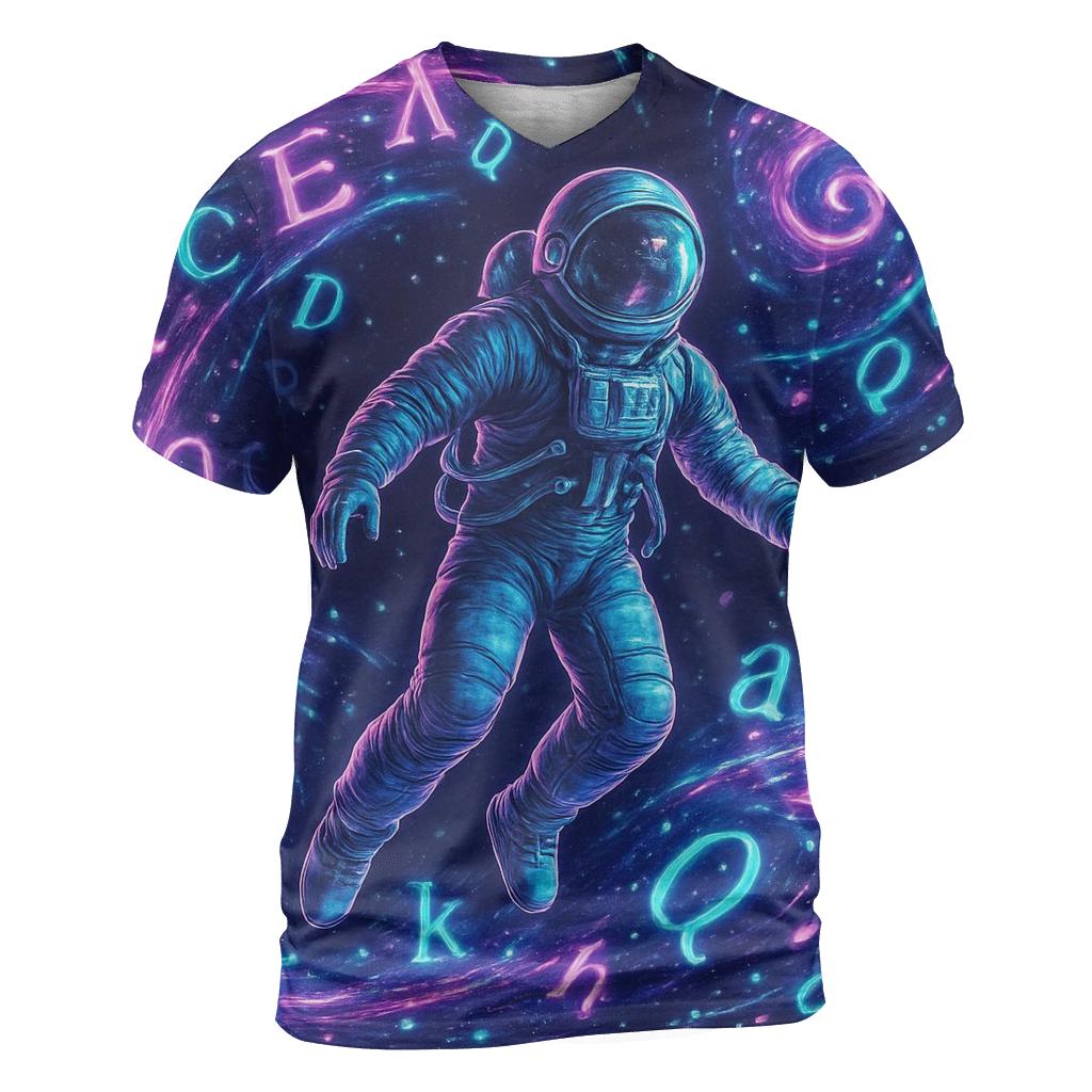Alphabet Soup Nebula trendy printed shirt styles