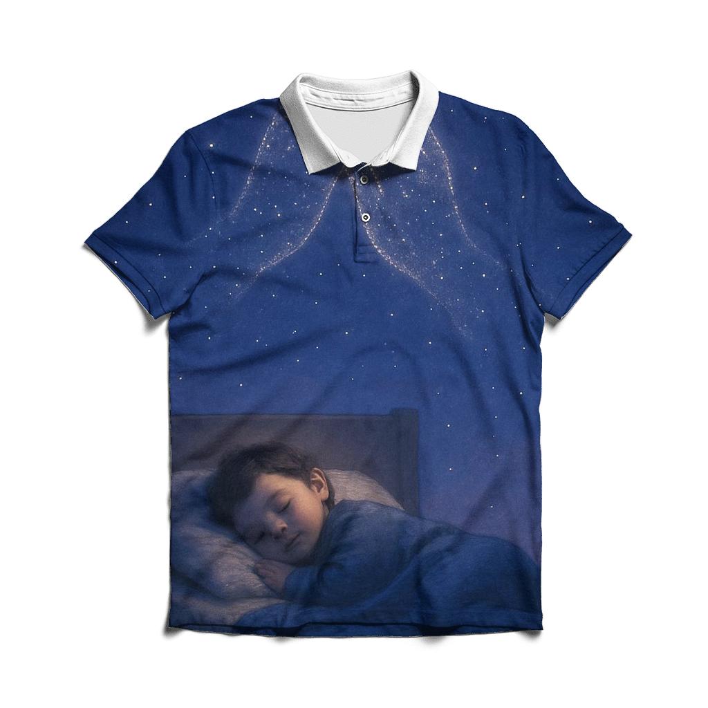 The Silent Prayer Beneath Every Tomorrow stylish collar polo tees