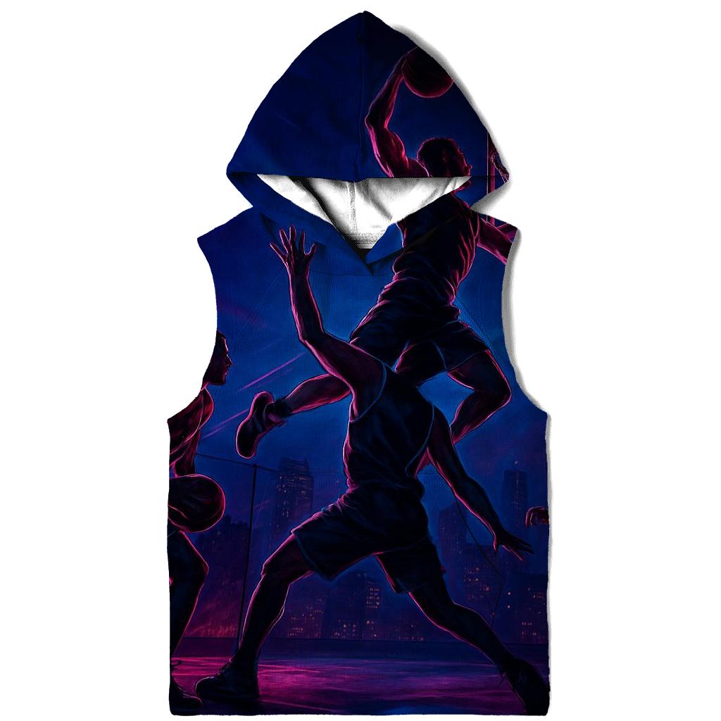 Urban Rooftop Basketball Night hoodie trends