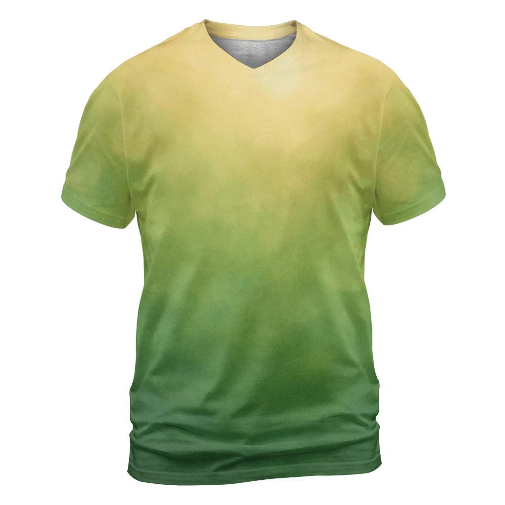 Forest Canopy Glow vibrant all-over design tees