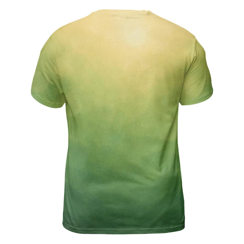 Forest Canopy Glow vibrant all-over design tees